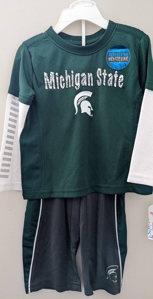 NWT Colosseum Michigan State University Long sleeve / Pant Set 2T
